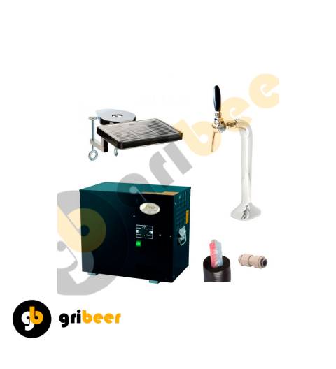 Pack completo de grifo de cerveza fijo para casa