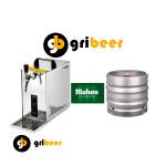 Alquiler grifo de cerveza con 30 Litros de Mahou Clásica