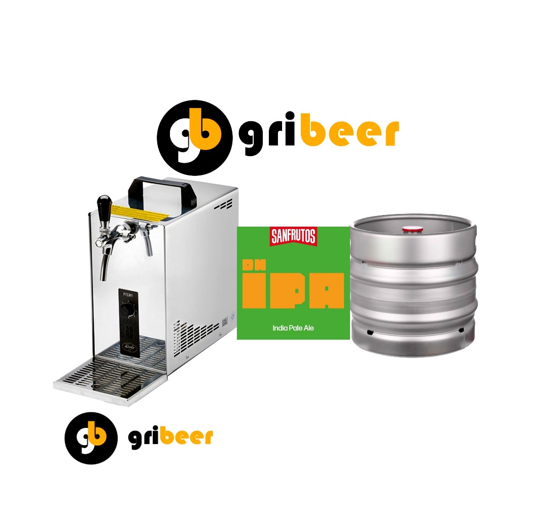 Alquiler grifo de cerveza con 30 Litros de DH IPA de San Frutos