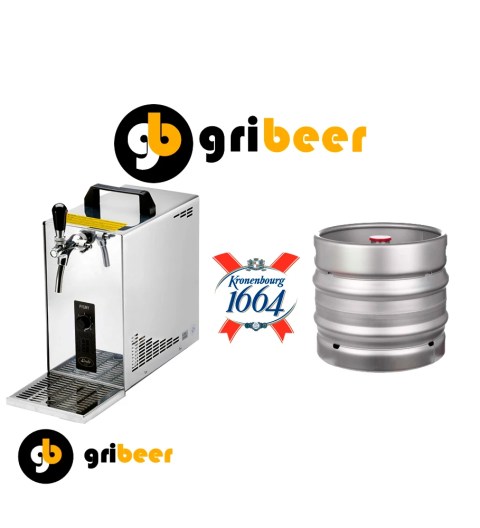 Alquiler grifo de cerveza con 30 Litros de Kronenbourg
