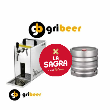 Alquiler grifo de cerveza 30 Litros Sagra Premium Lager