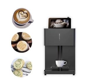 Espacio barista con impresora de logos