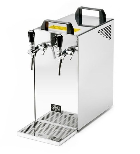 Grifo de cerveza Lindr Kontakt 40K doble con compresor